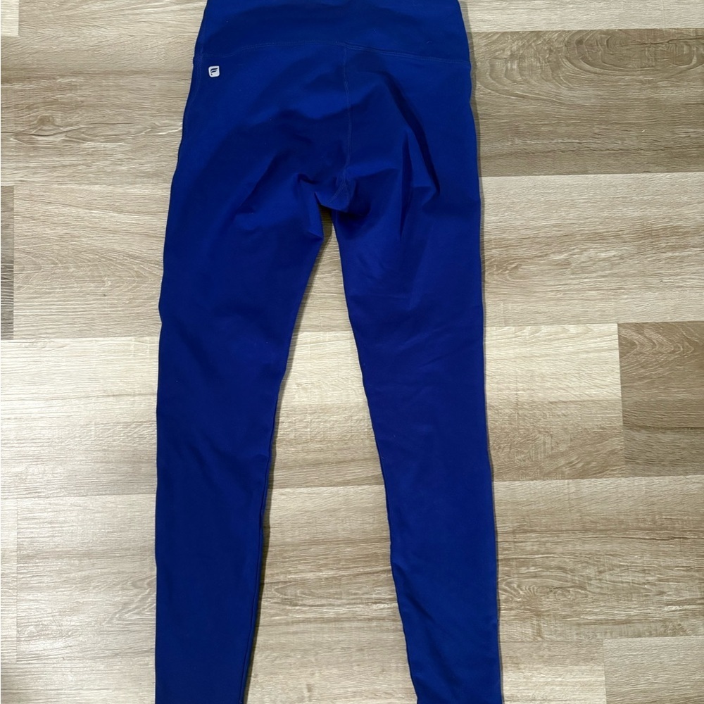 Fabletics High-Waist Royal Blue Cutout Leggings - Picture 5 of 6